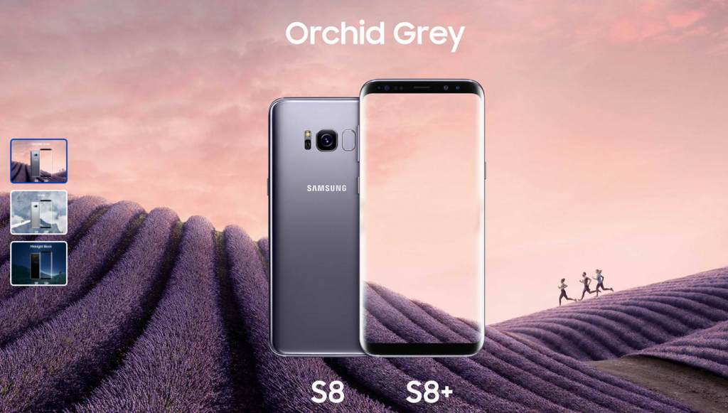 samsung s8 grey